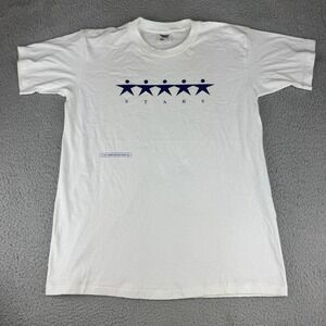 STARS Students Ready For S*x VTG T Shirt DARE Graphic Text Y2k Single Stitch Lg‎